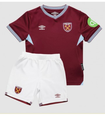West Ham United Lucas Paqueta #10 Hjemmebanetrøje Børn 2025-26 Kortærmet (+ Korte bukser)